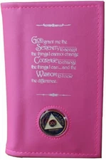 AA Book Cover - Soft Cover AA Big Book Cover - Pink - SCR07