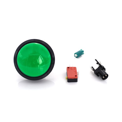 60mm Arcade Button LED Dome Illuminated Convex with Microswitch For JAMMA MAME - Picture 6 of 6