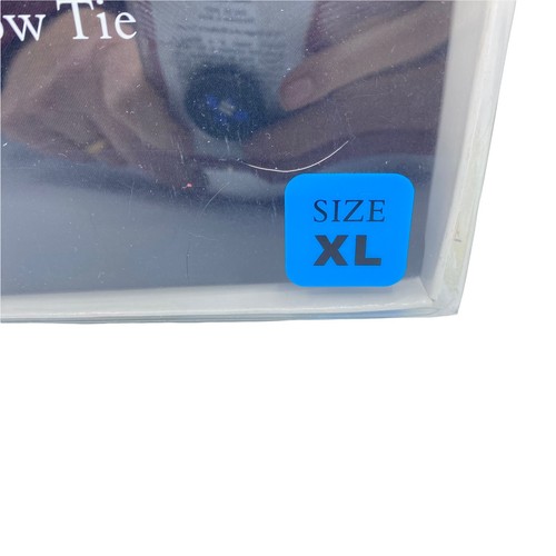 Bergamo New York Vest Tie Bow Tie Set Soft Black XL Men's Formal Prom Wedding - Picture 3 of 8