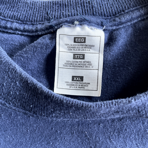 Indiana Pacers Jugador Profesional NBA Baloncesto Azul Marino Manga Corta Hombres Camiseta XXL LEER - Imagen 8 de 10