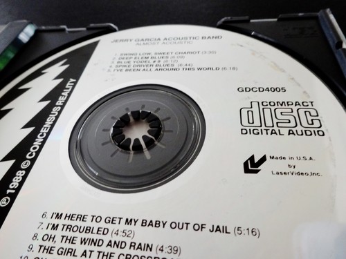 Jerry Garcia Acoustic Band Almost Acoustic Live 1987 CD Grateful Dead JG 88 GDCD - Imagen 11 de 12