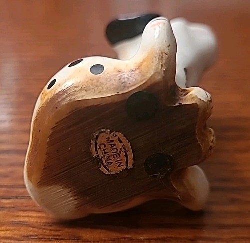 Vintage Disney (4) 101 Dalmations Pongo Perdy's Ceramic  Puppies China Japan - Afbeelding 8 van 17