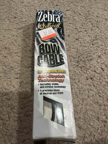 Zebra Hybrid Bow Cable for a Mission X3-5 - 35 5/8" Black - Picture 1 of 2