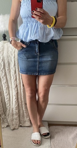 DIVIDED BY H&M JEANSROCK MINI GR. 36 (S)