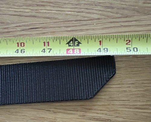 Bison Designs T Lock Nylon Web Belt Black Travel Zip Security Size L USA - Picture 6 of 6