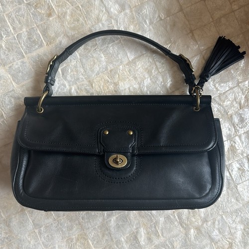 COACH Willis City Legacy Bag 2-way Handbag Shoulder Bag top handle and crossbody - Picture 4 of 14