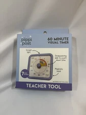 Pippi Post Mechanical teachers visual Timer tool And Supplies  60 Minutes Gift