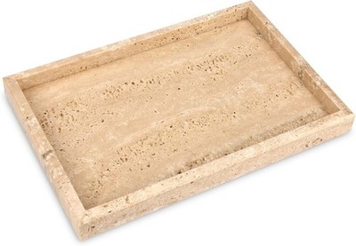 Maison de Bucks Travertin Tablett aus Naturstein