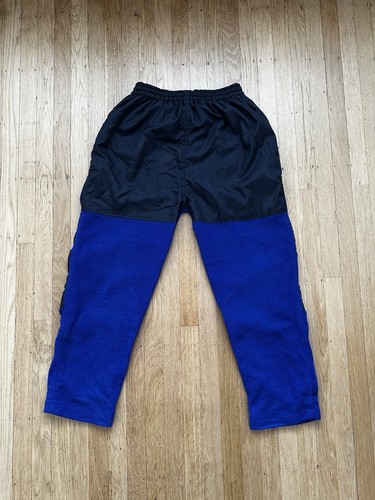 Vintage 90's The North Face Denali Pants Sz M Ski & Snowboard Blue & Black USA - Picture 2 of 6