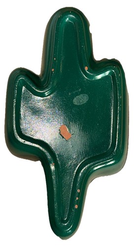 Kaktus Salsa Chip Dip Schale grün orange terrakotta glasiert Keramik Steinzeug Neu - Bild 13 von 13