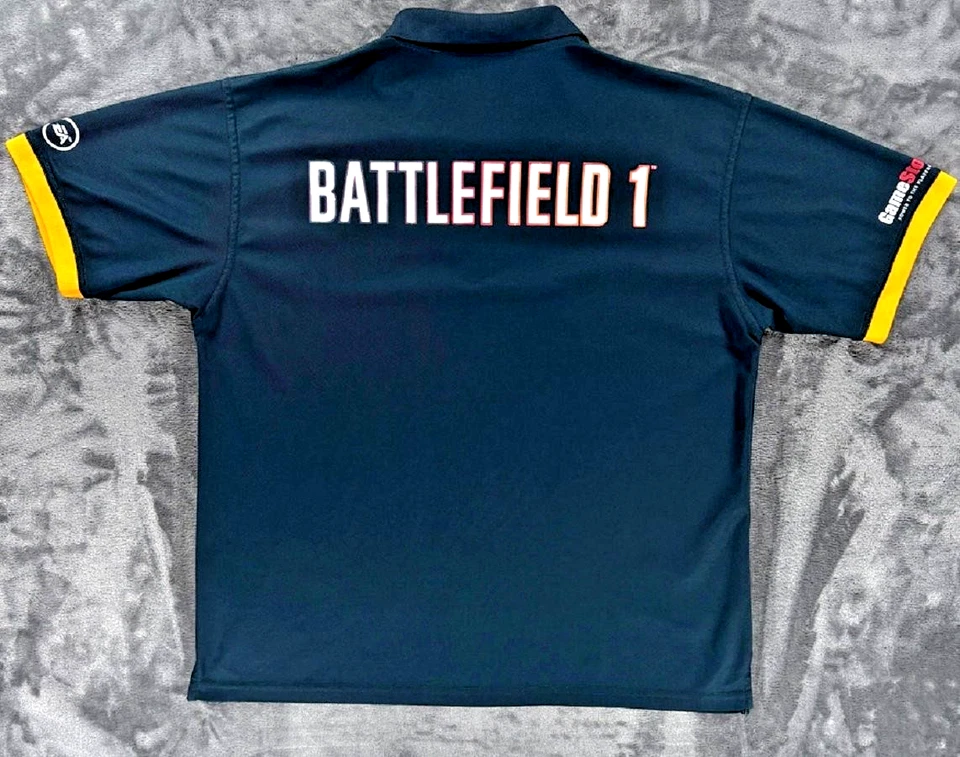 Battlefield 1 GameStop EA Dice Promo Polo Shirt - Size XL - Image 3 of 4