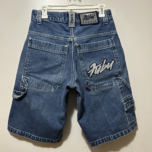Vintage FUBU Jorts Gr. 28 High Waist Skater Baggy 90s Y2K Shorts Carpenter