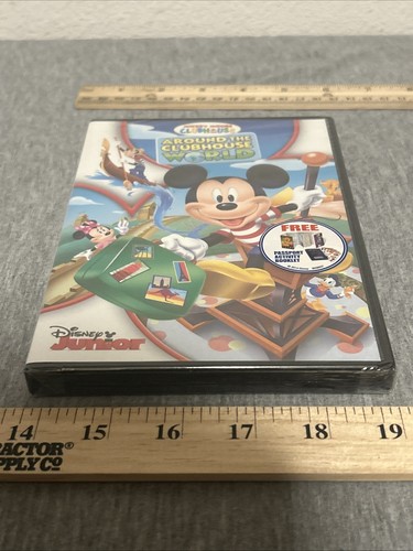 Disney Mickey Mouse Clubhouse: Around The Clubhouse World (DVD) NEW PassportBook - Foto 4 di 6