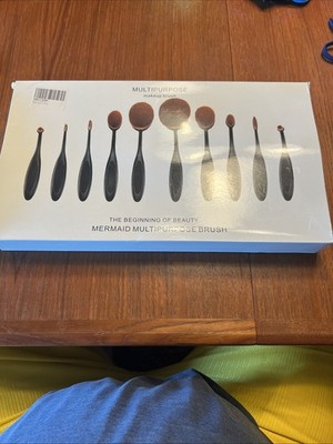 Multipurpose Makeup Brush Set 10 pc