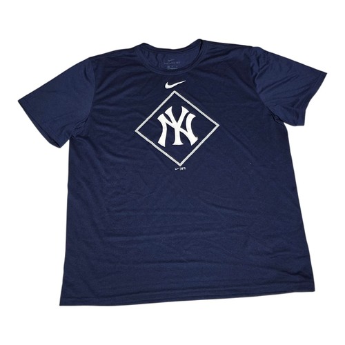 Nike New York Yankees Dri-FIT MLB T-Shirt Navy Blue Size XL Men’s Short B0