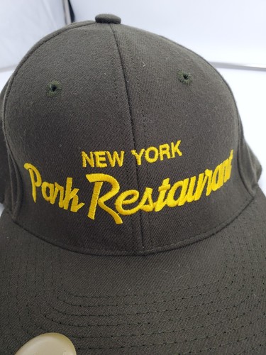 RARO Sombrero/Gorra Marca Capucha Restaurante Parque Nueva York Nuevo con Etiquetas - Imagen 3 de 12
