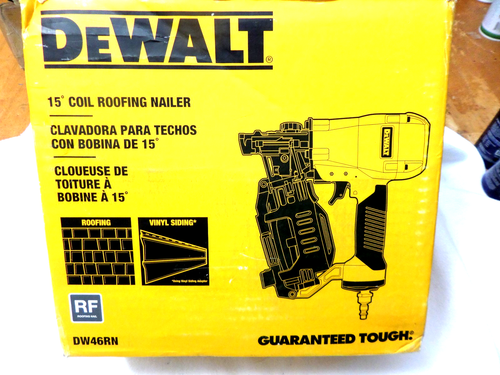 NEU Dewalt DW46RN 15 Grad pneumatischer Coil Dachnagler - Bild 1 von 10