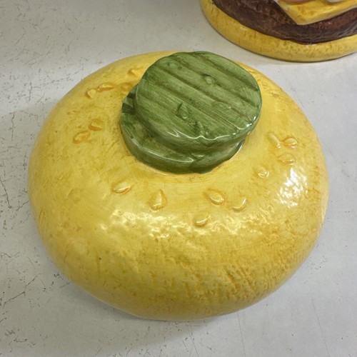 RARE VINTAGE 1993 Oggi Corporation Double Cheeseburger Cookie Jar - Bild 16 von 17