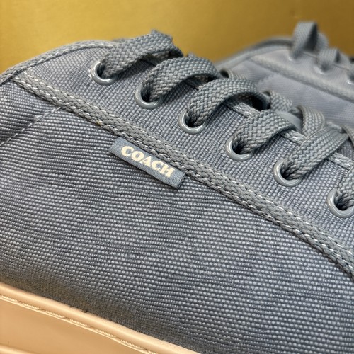 Coach CAP74 Herren Sneaker Schuh Signature Jacquard Bluebell Größe 13D Neu im Karton - Bild 18 von 22