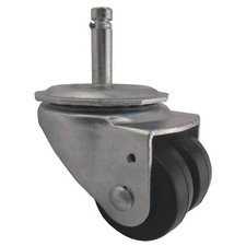 GRAINGER APPROVED 26Y503 Stem Caster,2"dia,Rubber,200lb 26Y503