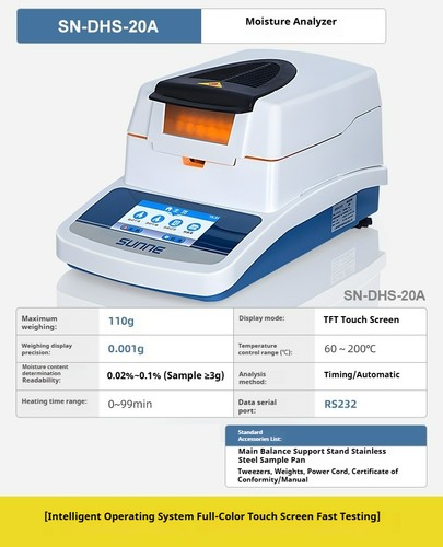 Automatic Rapid Moisture Meter Halogen Grain and Feed Moisture Tester - Picture 14 of 14