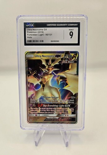2018 Pokemon Ultra Necrozma GX Forbidden Light #95/131 Full Art CGC 9  - Picture 1 of 2