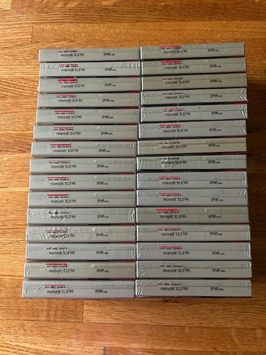 Lot of 30 Maxell XLII 90 Type II Cassette Tapes (Sealed) - Picture 4 of 4