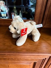 Aurora World Plush Golden Lab Puppy Dog 8" New with tags 