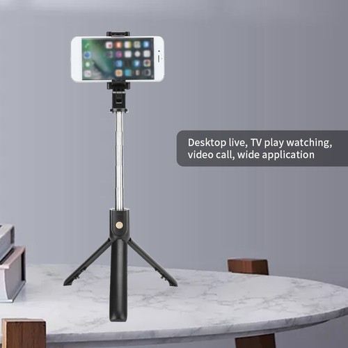 K07 Mini Remote Control Selfie Stick Scalable Tripod Mobile Phon BUU - Photo 11 sur 12