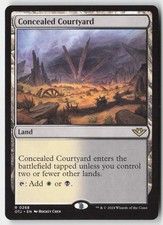 MTG - Concealed Courtyard R Outlaws of Thunder Junction 268 LP-NM
