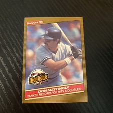 1986 Donruss Highlights - Don Mattingly #53