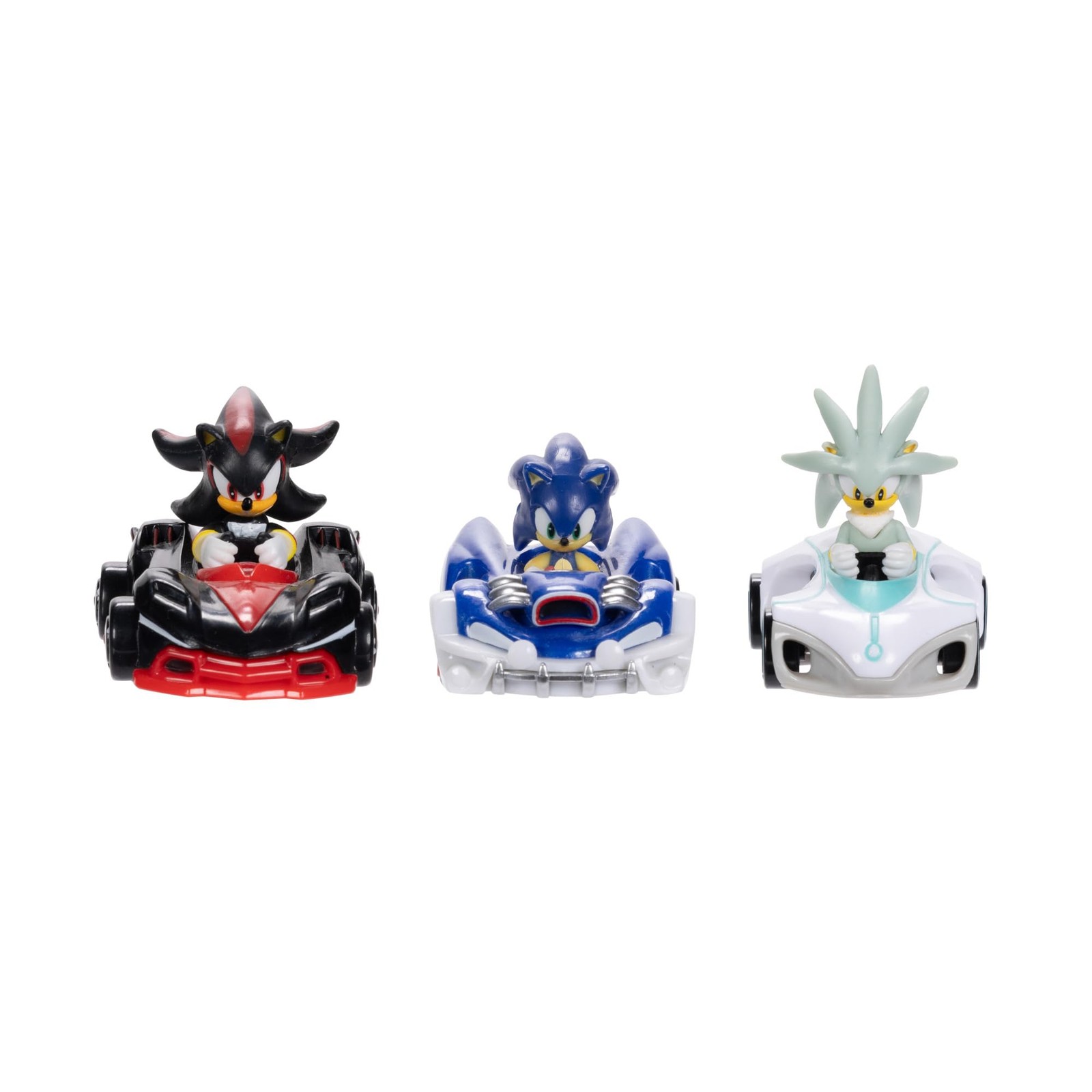 Sonic The Hedgehog Die Cast Vehicle 3 Pack Team Racing Collectible Toys
