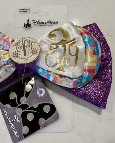 Disneyland It’s A Small World Minnie Ohren Disney Haarspange Schleife austauschbar - Bild 7 von 8