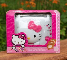Hello Kitty 2-Slice Wide Slot Toaster w/ Cool...
