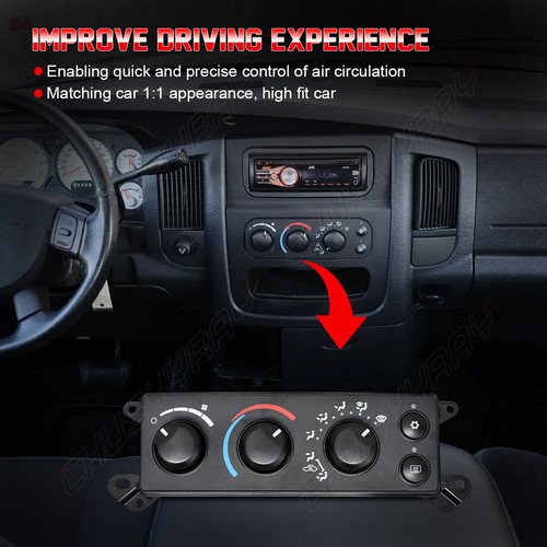 For 2006-2008 Dodge Ram Temperature A/C Heater Climate Control Module 55057079AB - Picture 5 of 9
