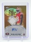 2025 Topps Chrome Football Gold Refractor Mykel Williams #RPA-MW