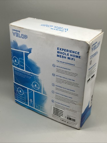 Linksys VELOP Smart Mesh Whole Home Wifi System AC3600-3 Pack, OBN, A2 - Picture 5 of 5