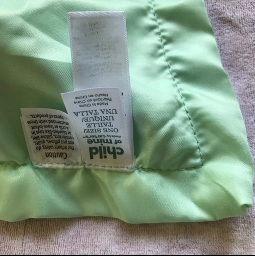 Child Of Mine grün weiß Sterne Schaf Lamm Baby Sicherheitsdecke Lovey Carters - Bild 4 von 4