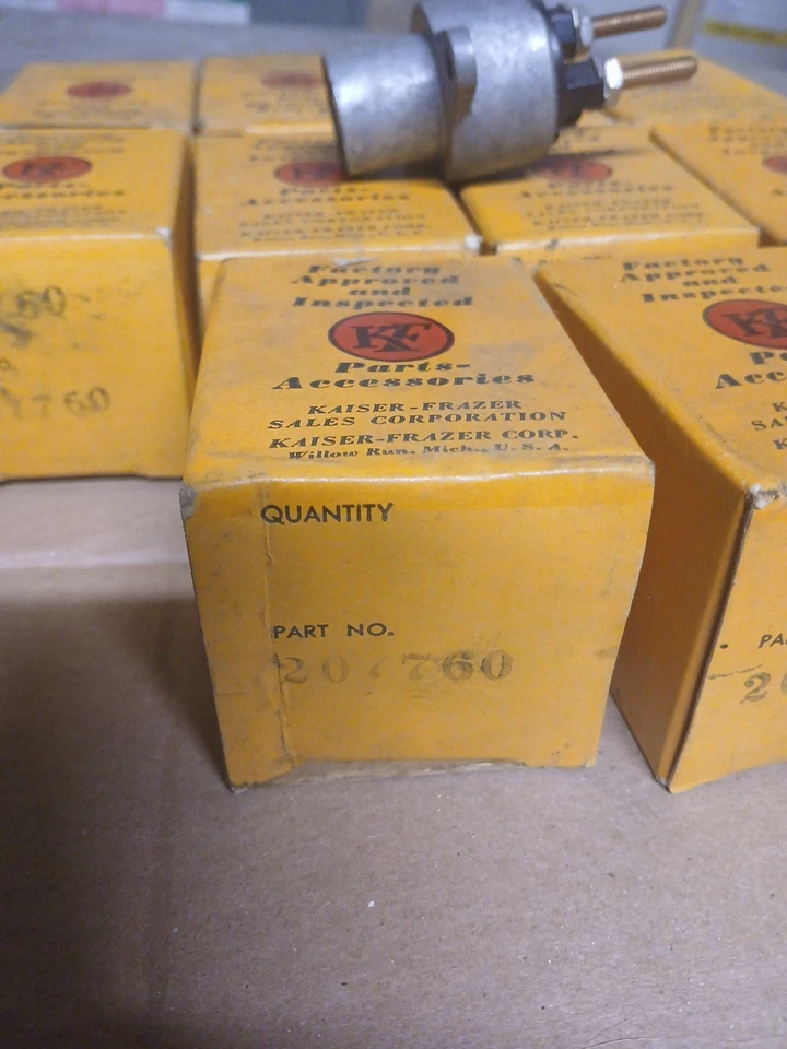Lot Of 10 NOS 1951 Kaiser- Frazer 52 Virginian Ignition Switches 207760 - Image 2 of 4