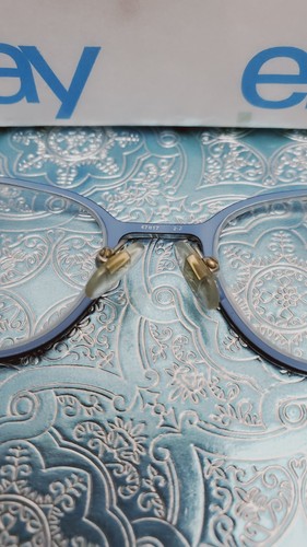 kate spade KYLA 0X26 Black On Light Blue 47□17 135 Small Eyeglasses Frames Only - Picture 20 of 24