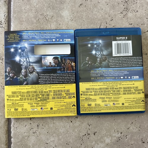 Super 8 (Blu-ray/DVD/Digital 2011) Ultimate 2-disc Edition w/ Slipcover - Foto 2 di 3