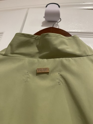 Cinzia Rocca Icons grüne wasserdichte Jacke mit Reißverschluss vorne Größe 8 - Bild 6 von 14