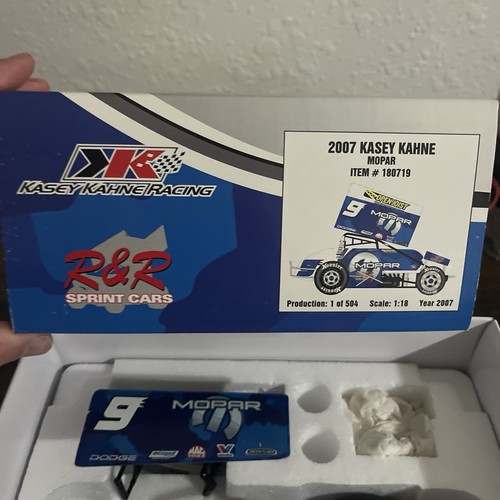 #9 KASEY KAHNE 2007 "MOPAR" 1/18 R&R WOO SPRINT CAR - Bild 2 von 13