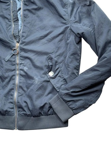 Jennifer Taylor Navy Bomberjacke Damen Gr. Small Navy leichter Reißverschluss Freizeit - Bild 3 von 7