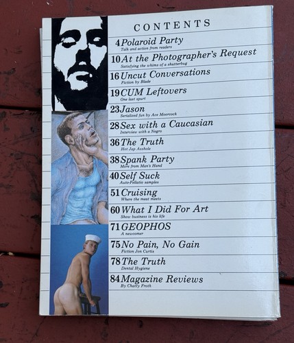 10 Stroke Magazine For The Gay Man   Pre-Owned 1981-1986 - Bild 12 von 24
