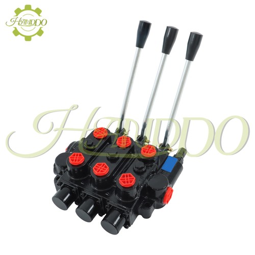 3 Spool 25 GPM Double-Acting Directional Control Valve 3000 PSI,RD532CCCAAA5A4B1 - Picture 2 of 12