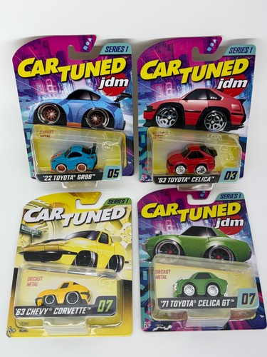 Hot Wheels JDM Lot GR86 Celica Corvette Diecast Cars 1:64 Set