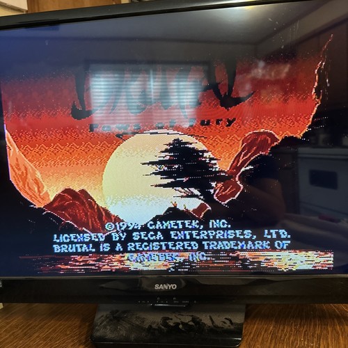 Brutal: Paws of Fury (Sega Genesis, 1994) solo cartucho - probado. - Imagen 5 de 5