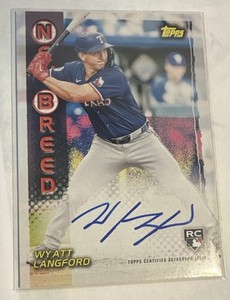 2024 Topps Archives - New Breed Autographs Wyatt Langford #99NBA-WL