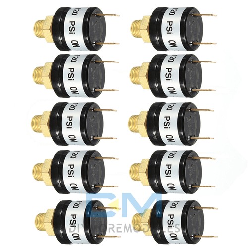 1-10PCS 90 PSI -120 PSI Compressore Aria Controllo Pressione Interruttore Valvola AC110-220V - Foto 3 di 29